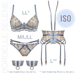 DISO Bordelle Selene in Dusty Blue ~ ISO ~ M L LL